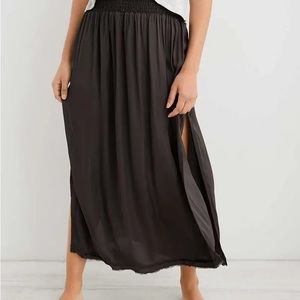 Aerie Shine Midi Skirt